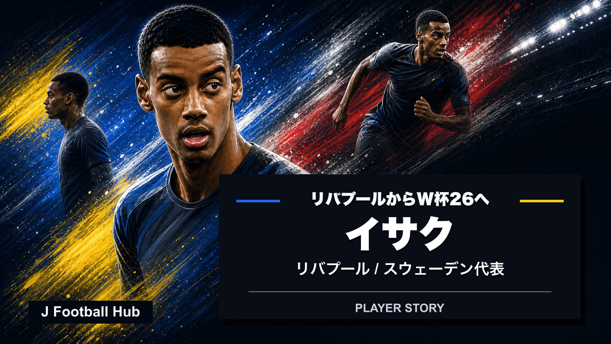 アレクサンデル・イサクがAIK、ドルトムント、レアル・ソシエダ、ニューカッスル、リバプール、スウェーデン代表へ進む選手ストーリー用サムネイル