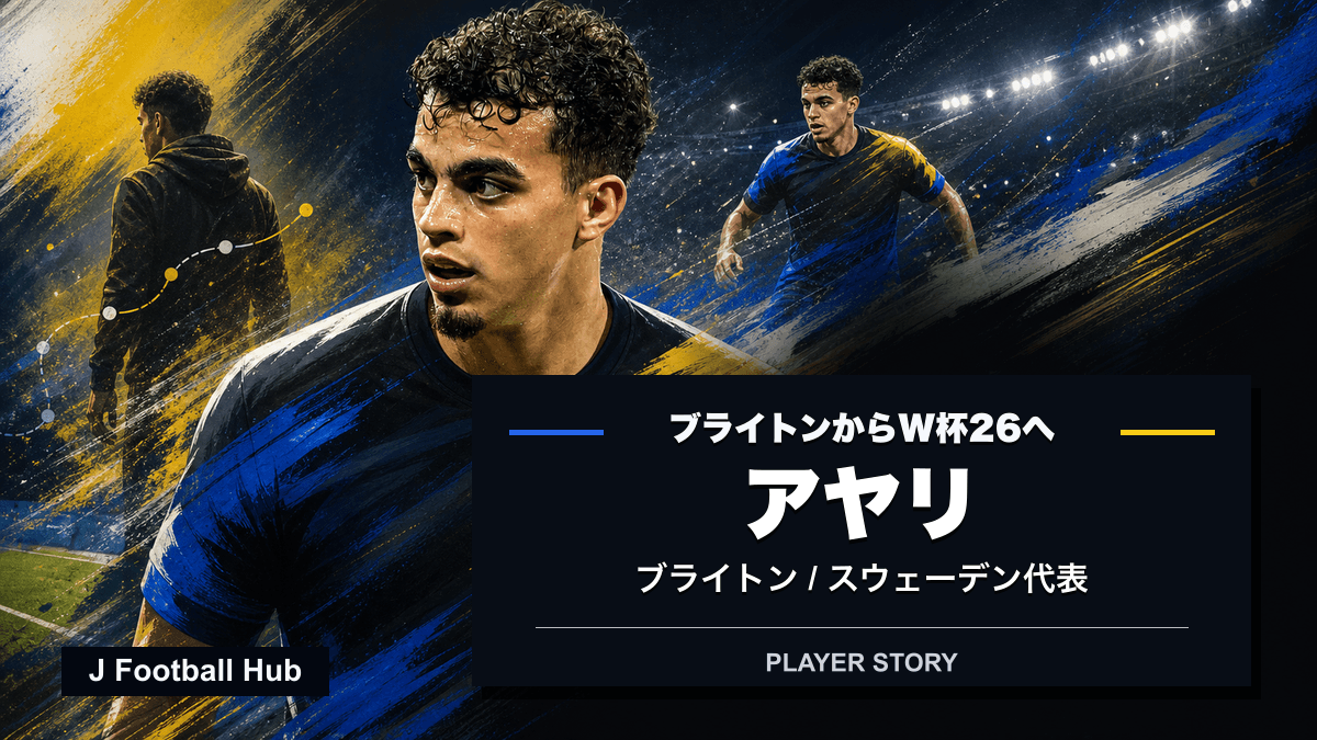 ヤシン・アヤリがAIK、ブライトン、コヴェントリー、ブラックバーン、スウェーデン代表へ進む選手ストーリー用サムネイル