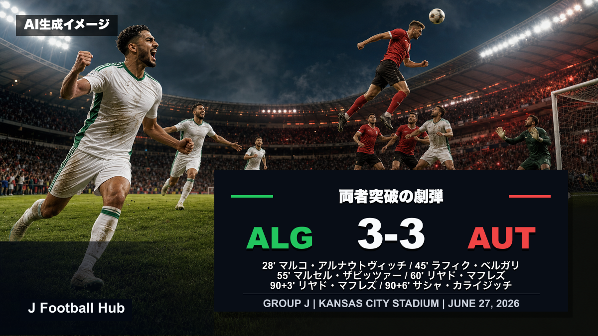 アルジェリア代表 | J Football Hub